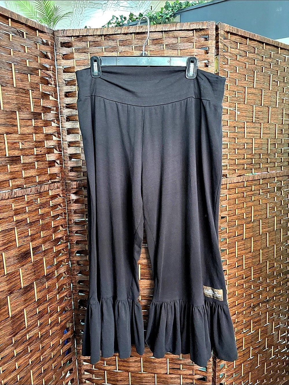 Matilda Jane Ruffles Black Wide Leg Bloomers